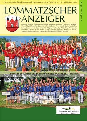 Lommatzscher Anzeiger / Ausgabe 13/2019 - Lommatzsch.de
